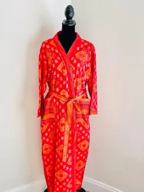 100% Organic Satin Kimono Jacket