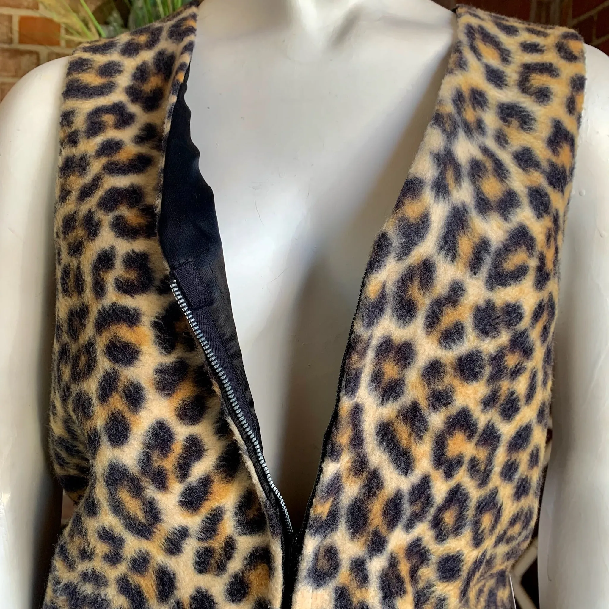 1960s Leopard Tunic Dress
