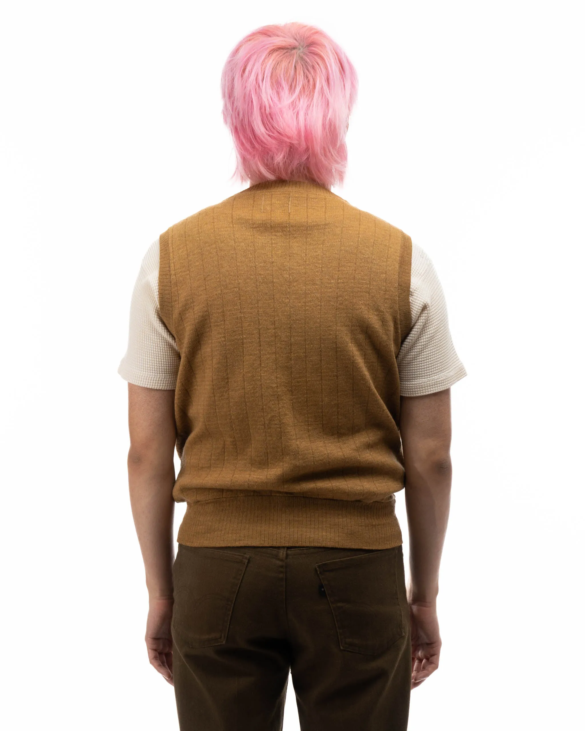 50’s McGregor Ribbed Sweater Vest - Medium