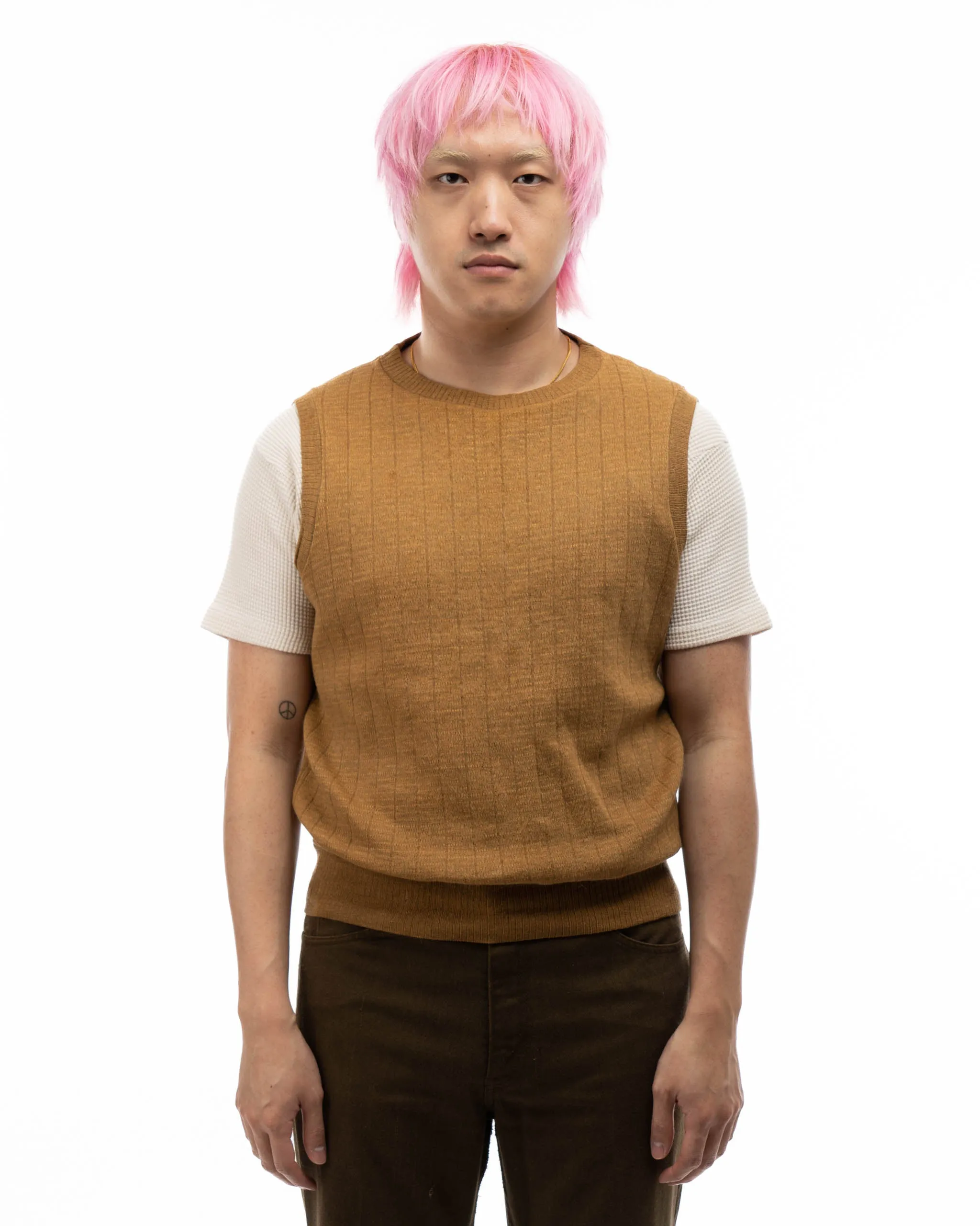 50’s McGregor Ribbed Sweater Vest - Medium