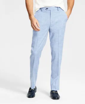 Alfani Mens Slim Fit Stretch Solid Dress Pants Blue 30 x 32