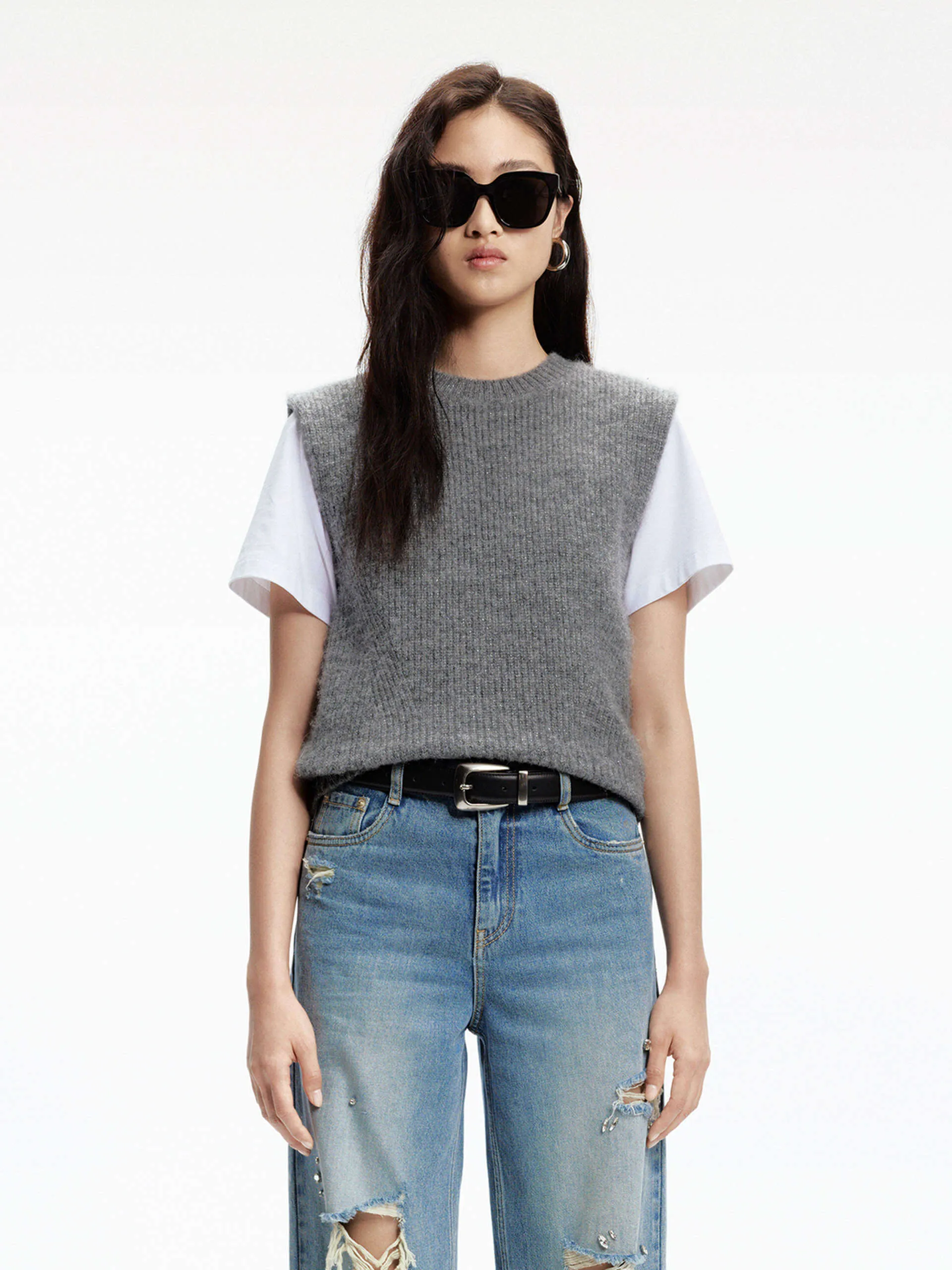 Alpaca Blend Knitted Top