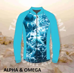 Alpha And Omega Lord Is My Compass Print Trail Jacket