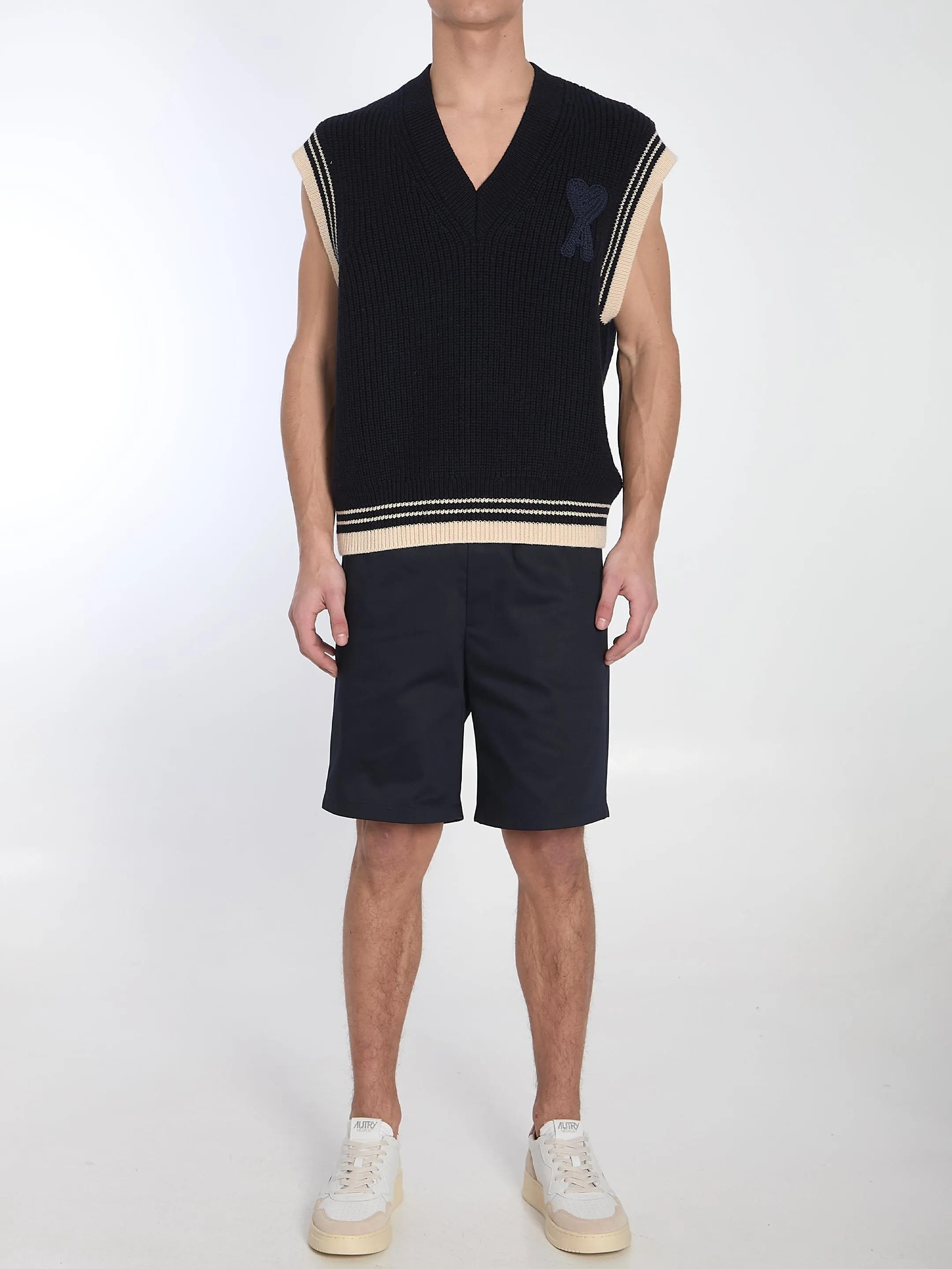 Ami Paris Knitted Vest