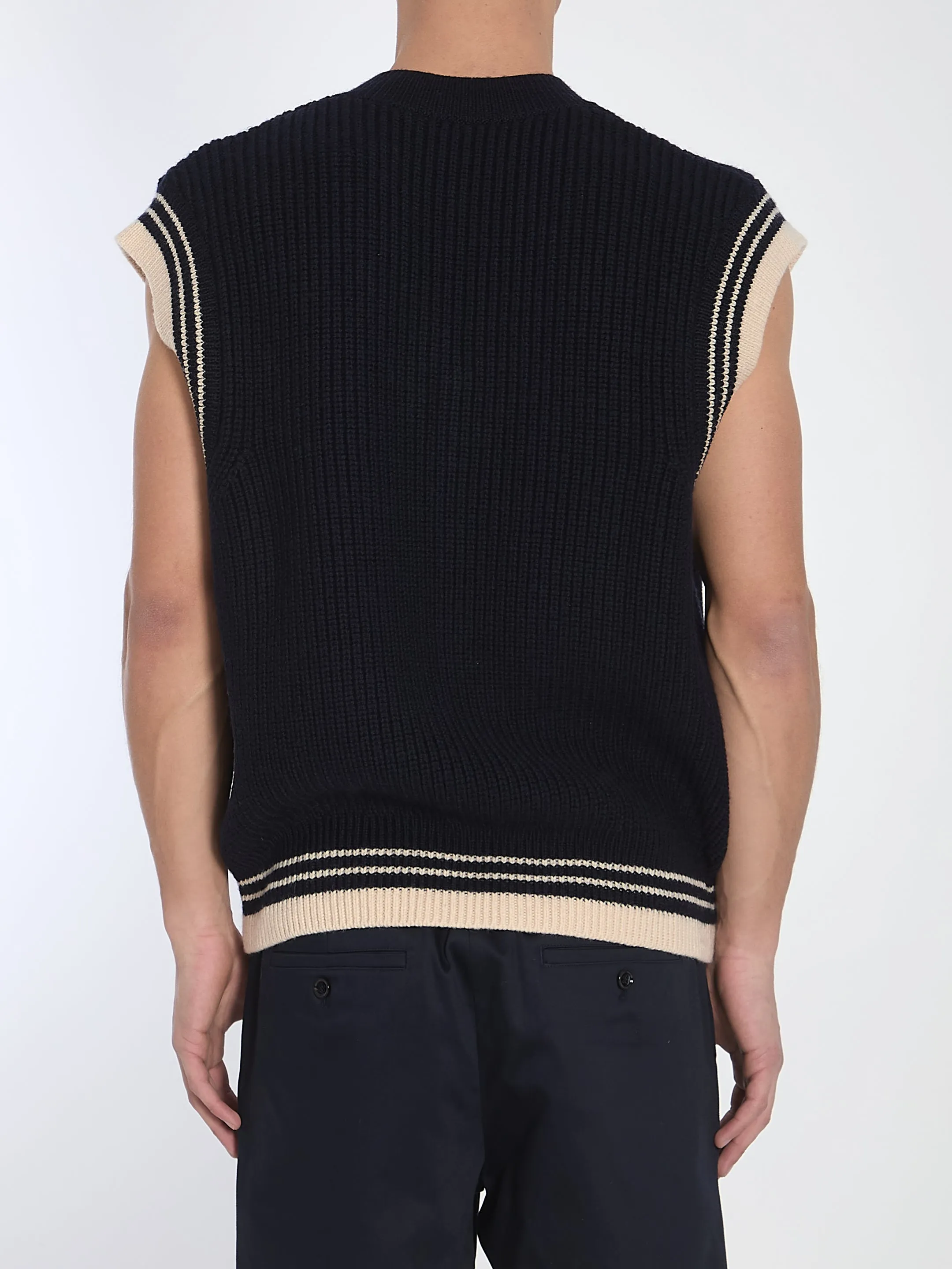 Ami Paris Knitted Vest