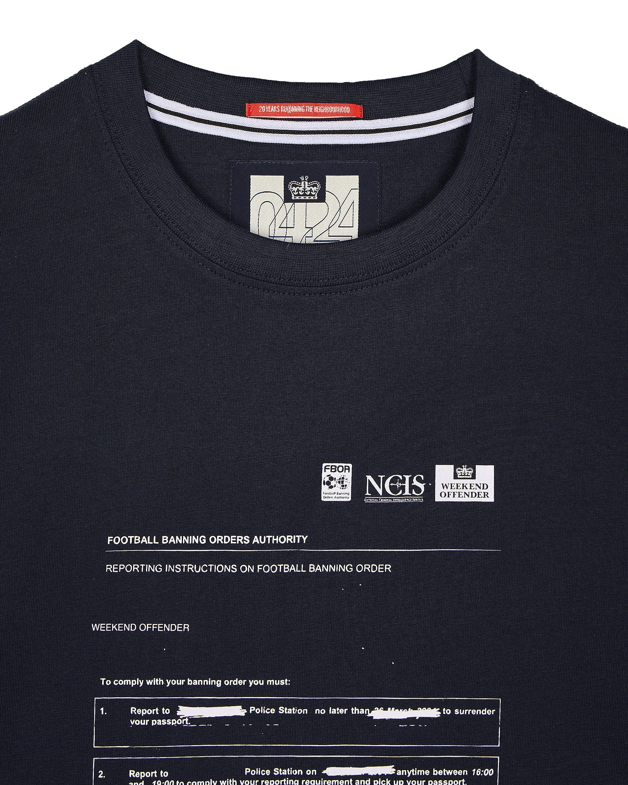 Banning Order Graphic T-Shirt Navy