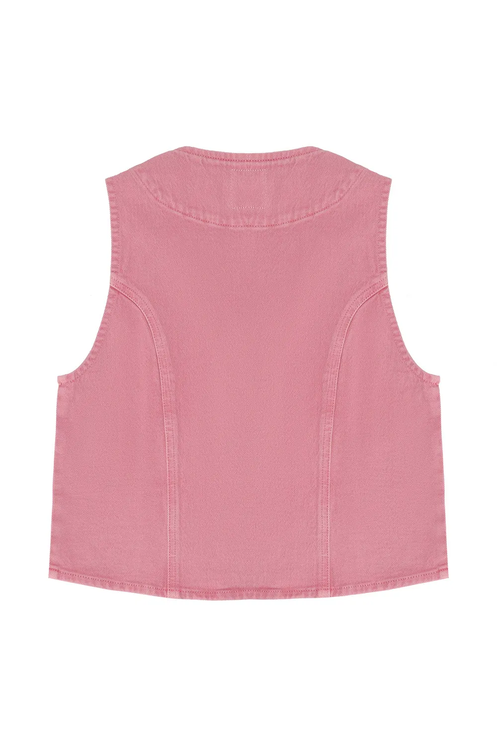 Bea Vest in Powder Pink