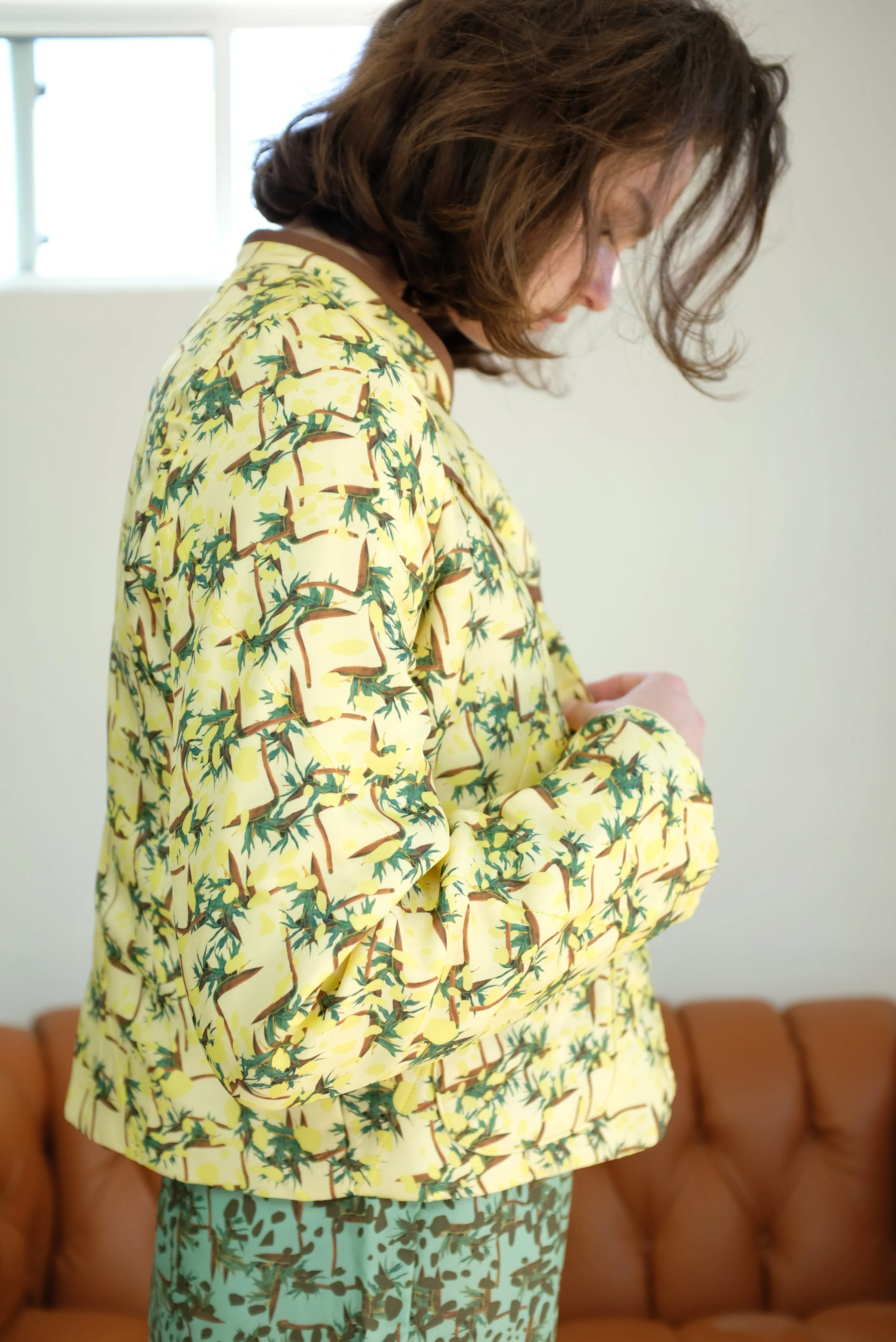 Beklina Quilted Jacket Sprezzatura Limoncello
