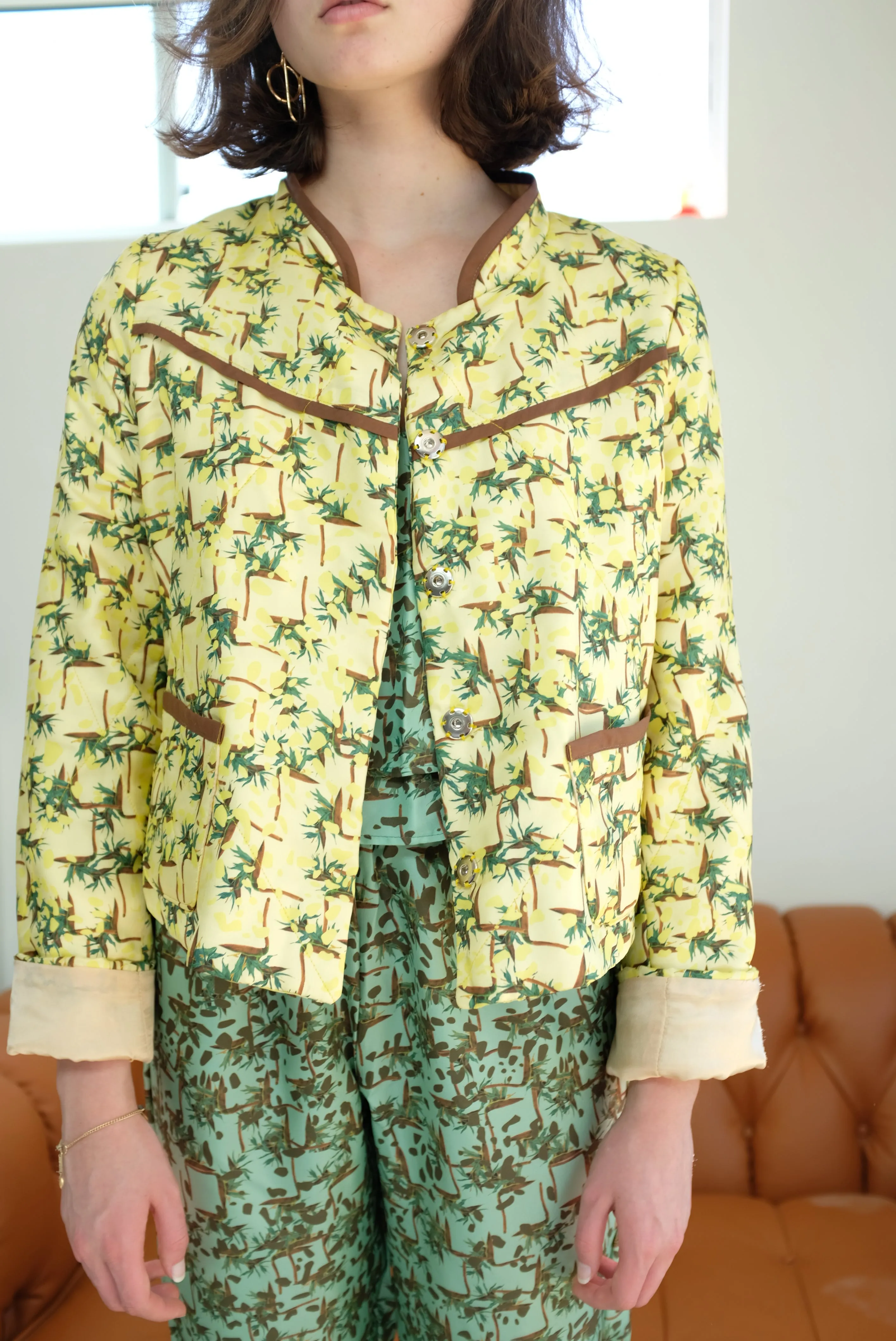 Beklina Quilted Jacket Sprezzatura Limoncello