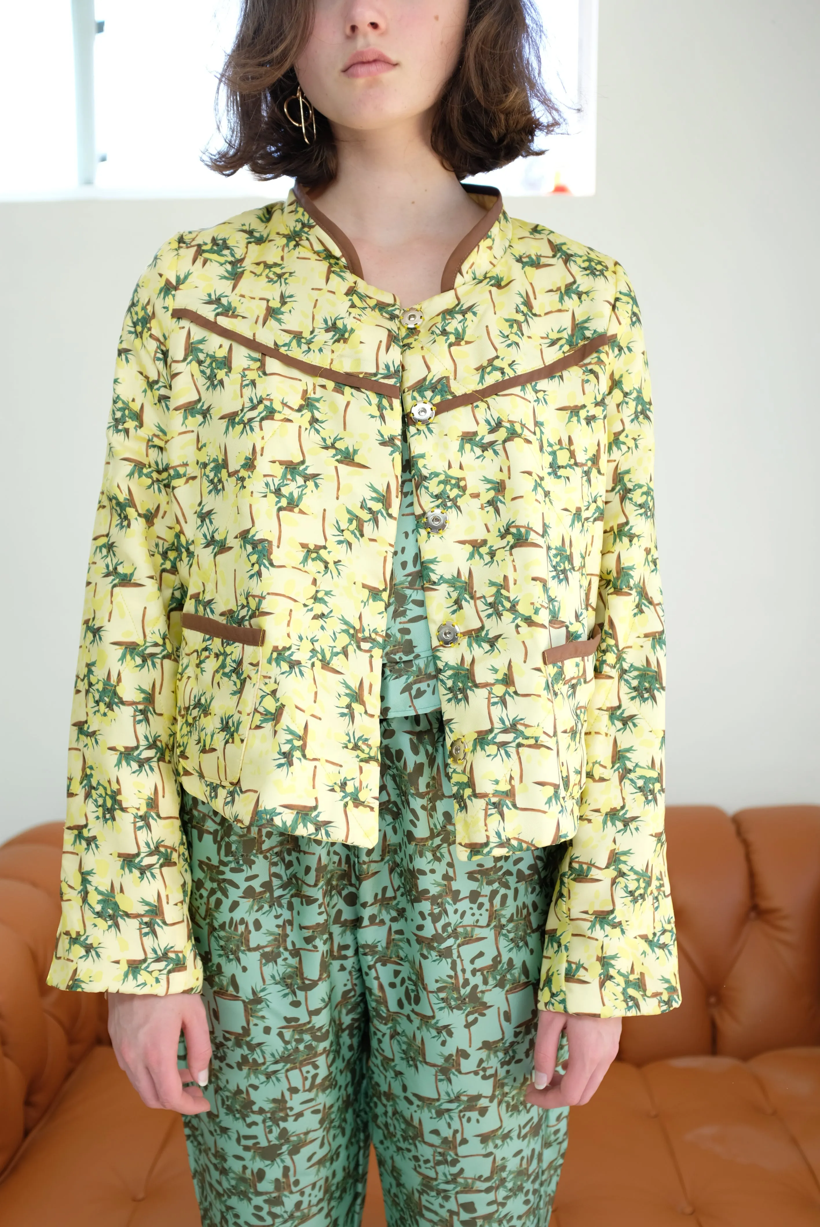Beklina Quilted Jacket Sprezzatura Limoncello