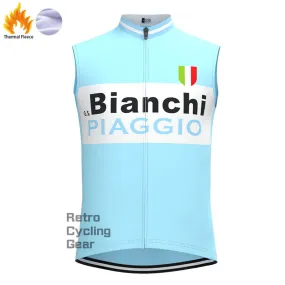 Bianchi Piaggio Fleece Retro Cycling Vest