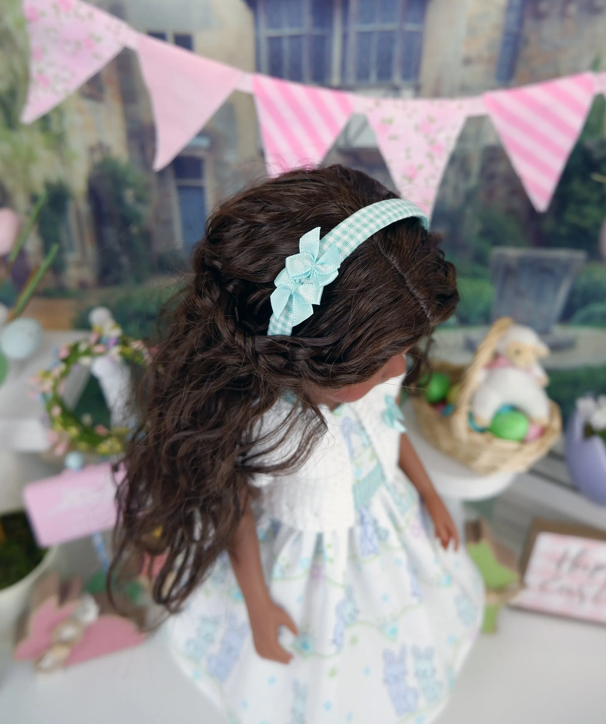Bitty Bunny Blue - dress and sweater with shoes for Ruby Red Fashion Friends doll