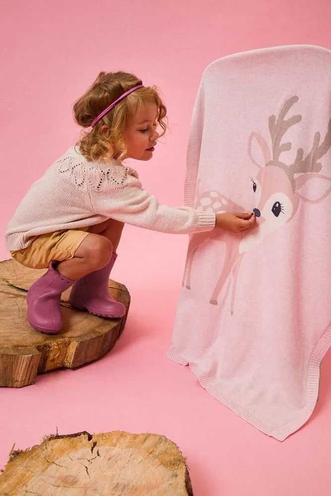 Bizzi Growin Baby Blanket Felicity Fawn