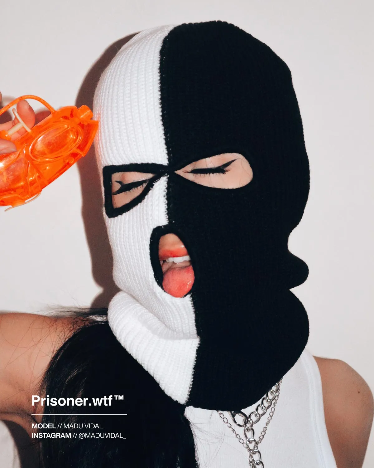 Black and White Balaclava