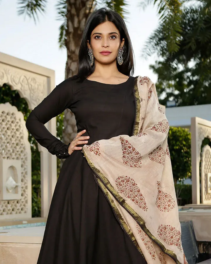 Black Backless Suit Set