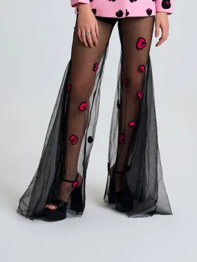 Black Tulle Pants