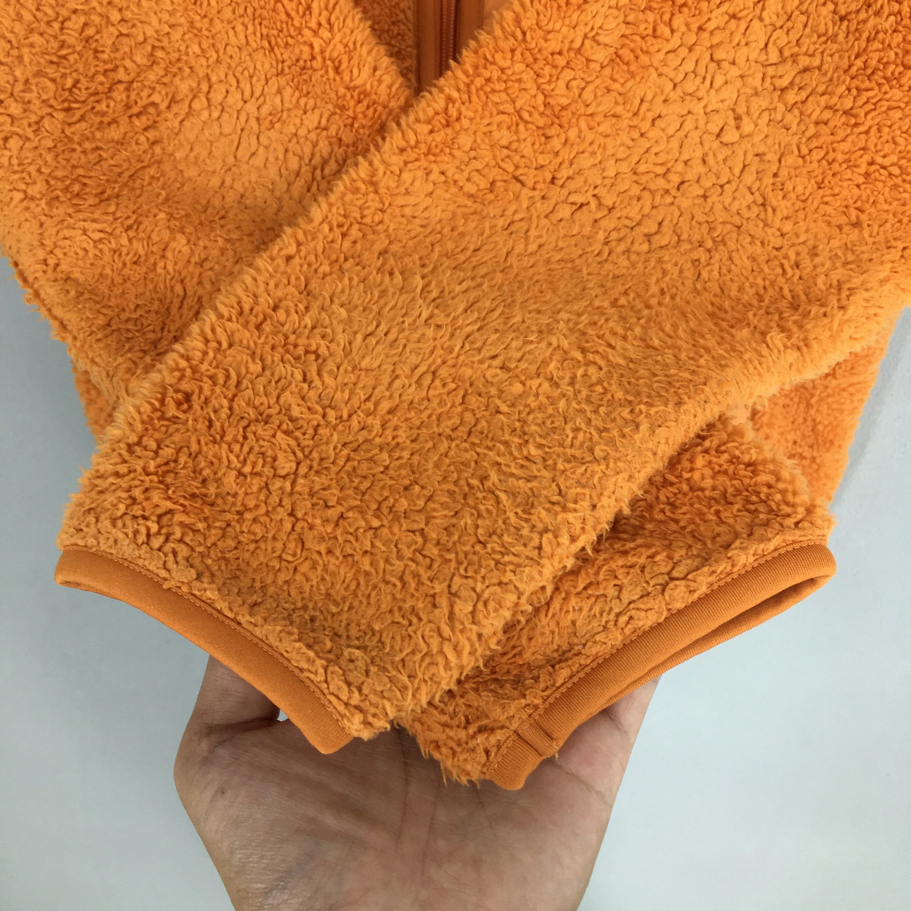 Bulky Fleece Orange Jacket Medium