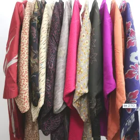 Bundle 12pcs Silk Antique Haori Jacket Wholesale Bulk Free Express Shipping #270