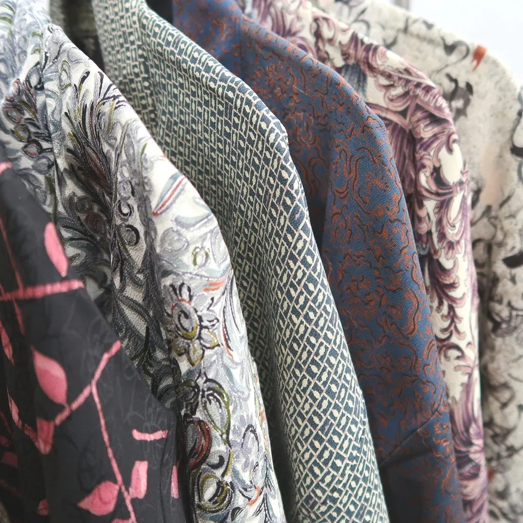 Bundle 12pcs Silk Vintage Haori Jacket Wholesale Bulk Free Shipping #476
