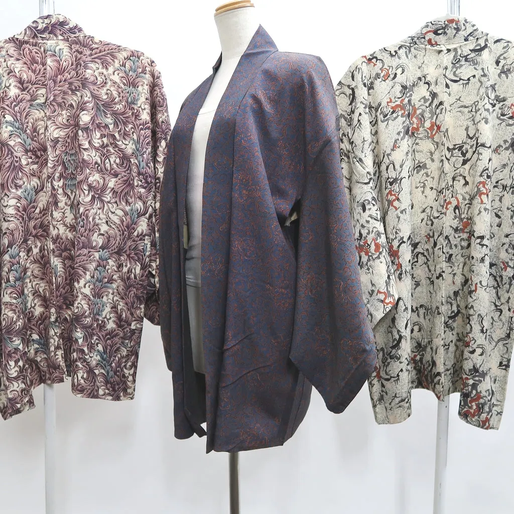 Bundle 12pcs Silk Vintage Haori Jacket Wholesale Bulk Free Shipping #476