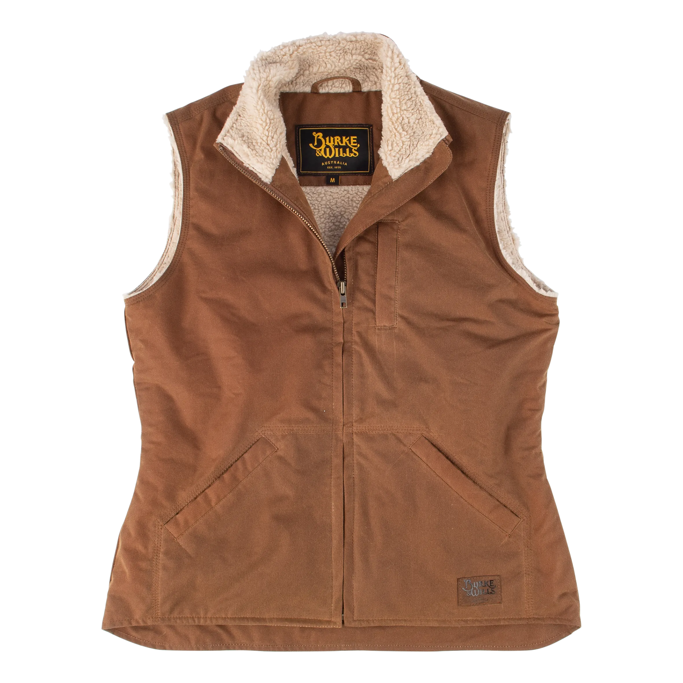 Burke & Wills Women's Kings Vest | Dark Camel