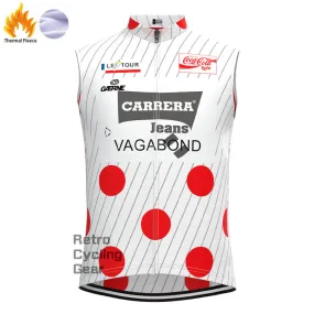 Carrera Red Dot Fleece Retro Cycling Vest