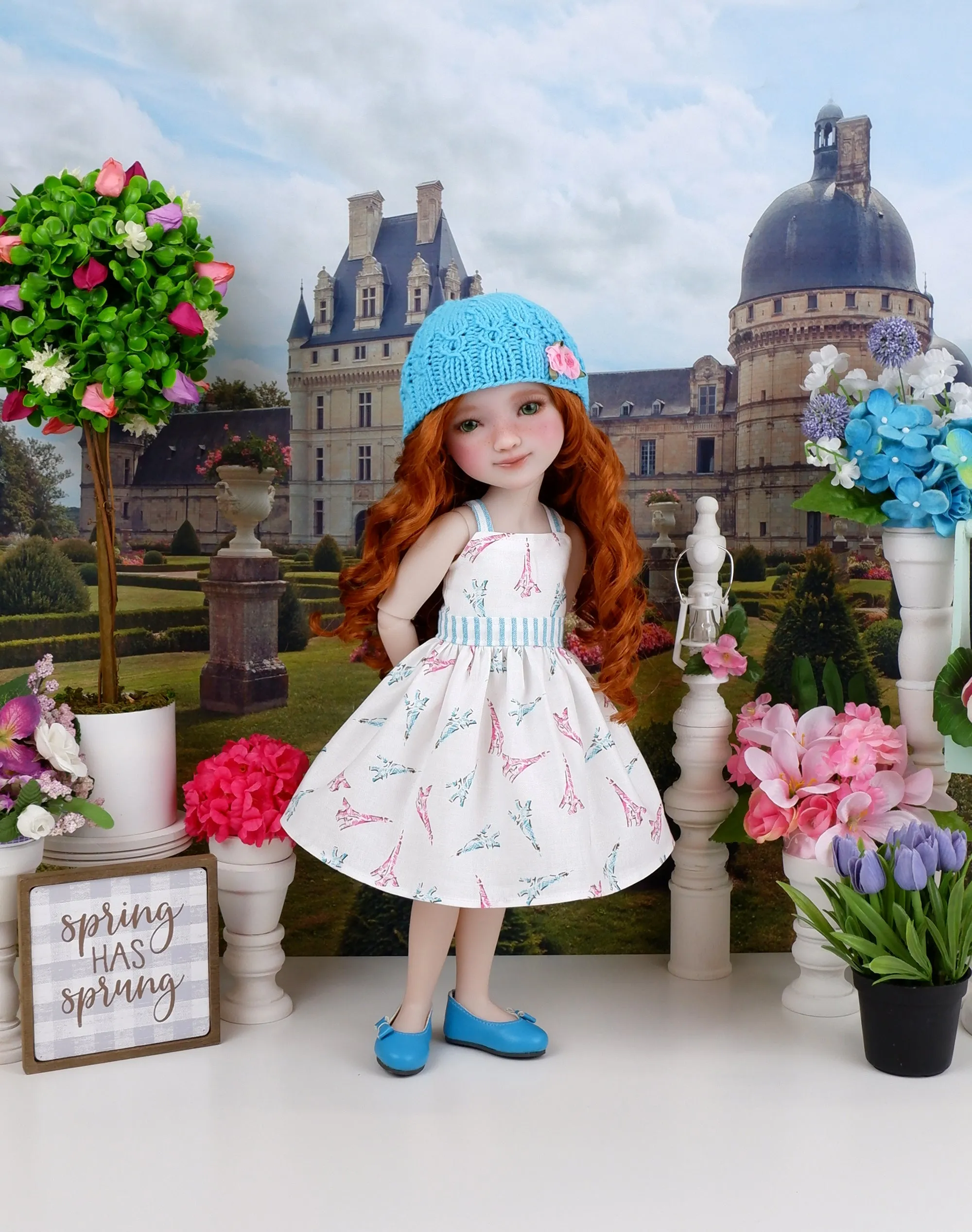 C'est La Vie - dress and sweater set with shoes for Ruby Red Fashion Friends doll