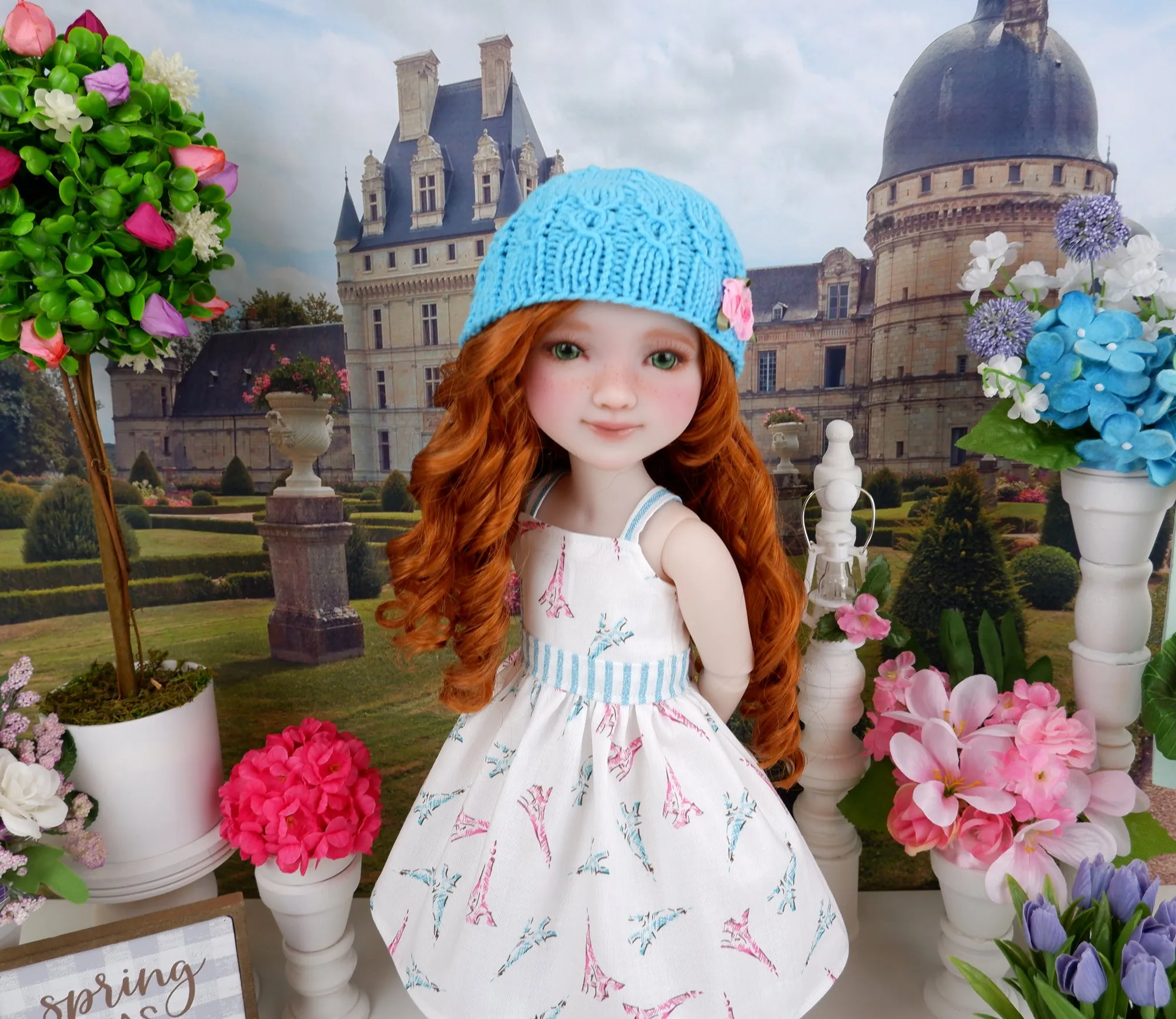 C'est La Vie - dress and sweater set with shoes for Ruby Red Fashion Friends doll
