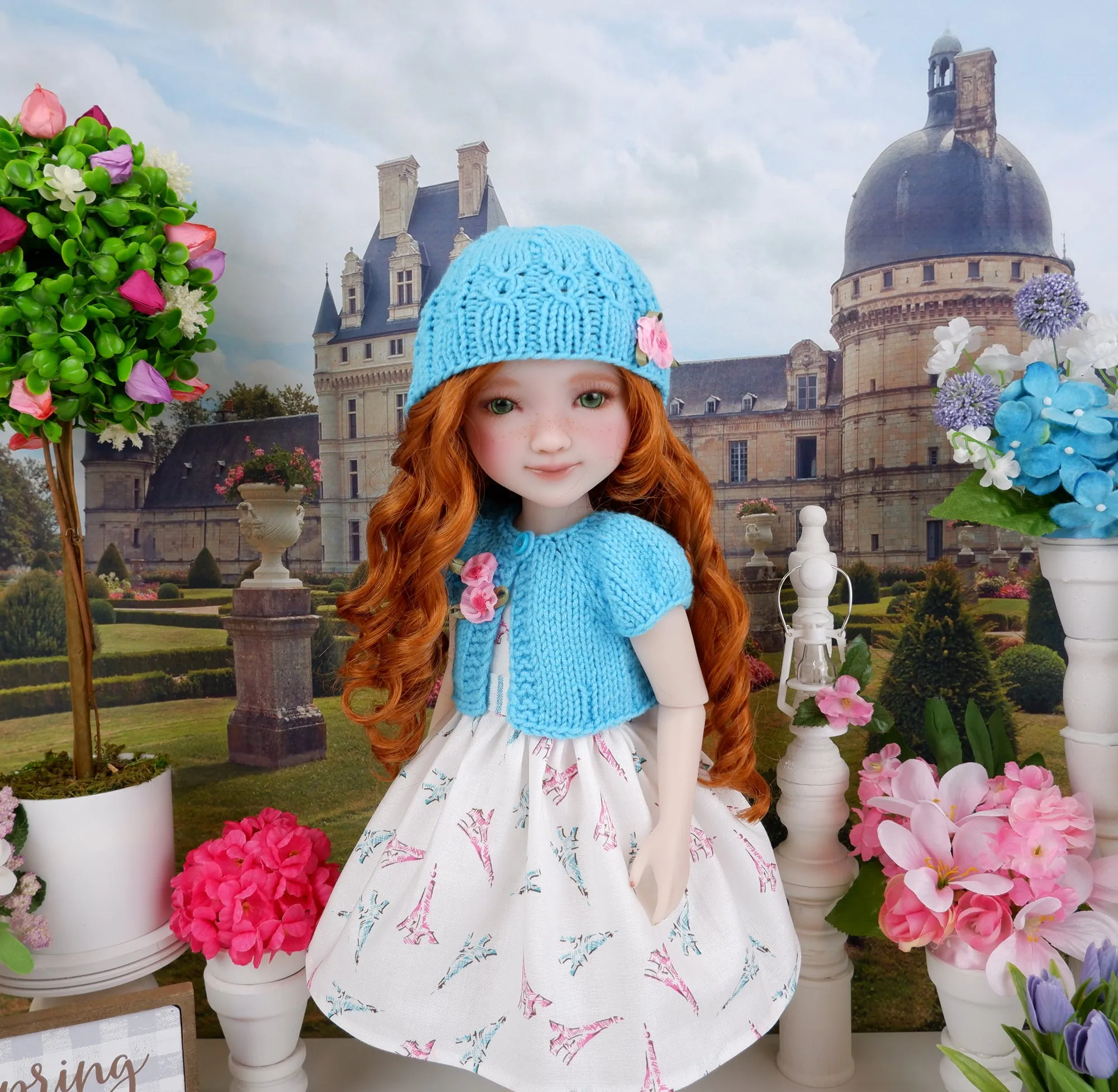 C'est La Vie - dress and sweater set with shoes for Ruby Red Fashion Friends doll