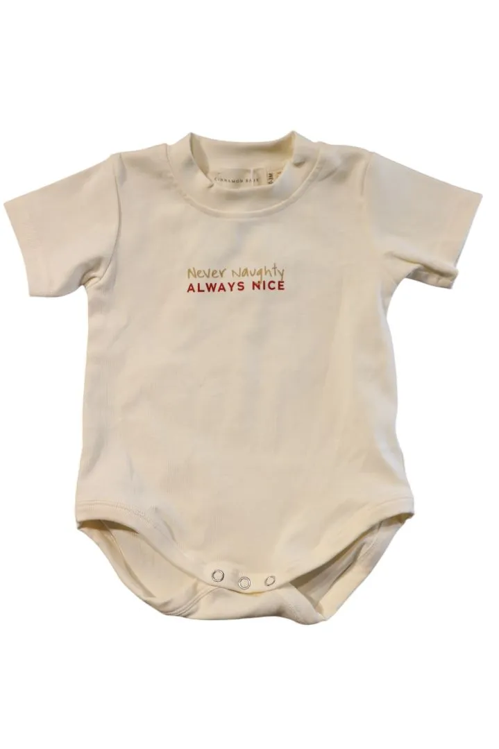 Cinnamon Baby Christmas Bodysuit, 000