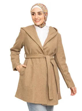 Coffee Feather Jacket