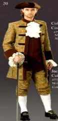 Colonial Man Costume / Jack Pirate / Broadway Quality