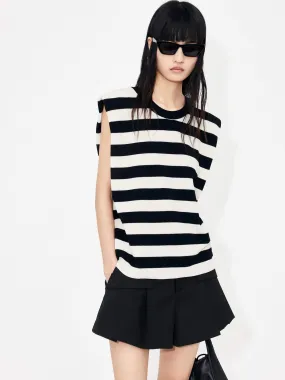Cotton Blend Stripe Top