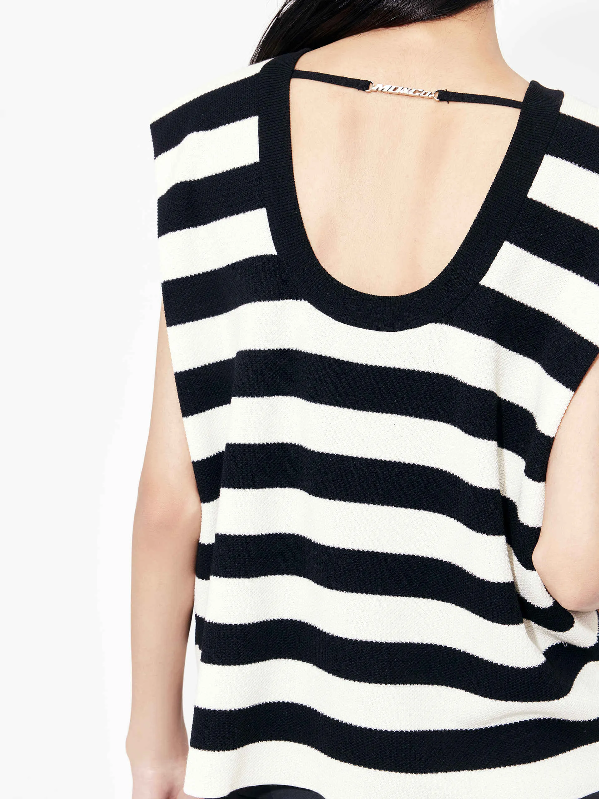 Cotton Blend Stripe Top