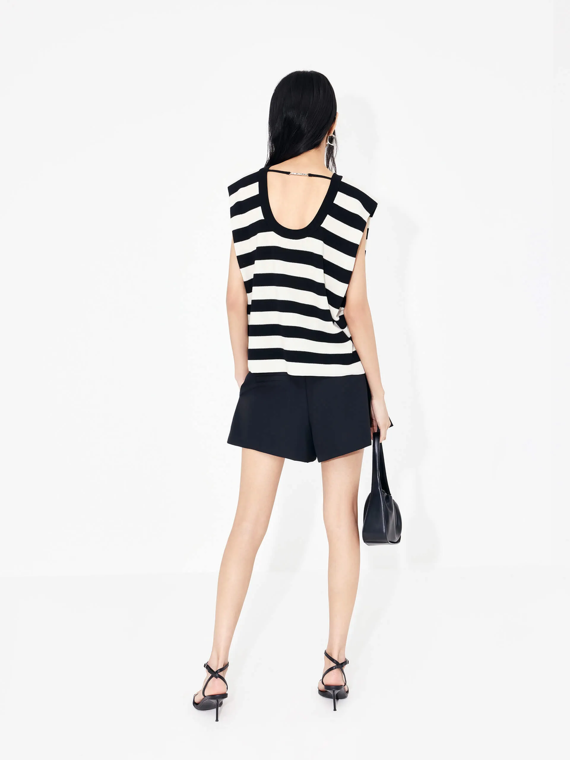 Cotton Blend Stripe Top