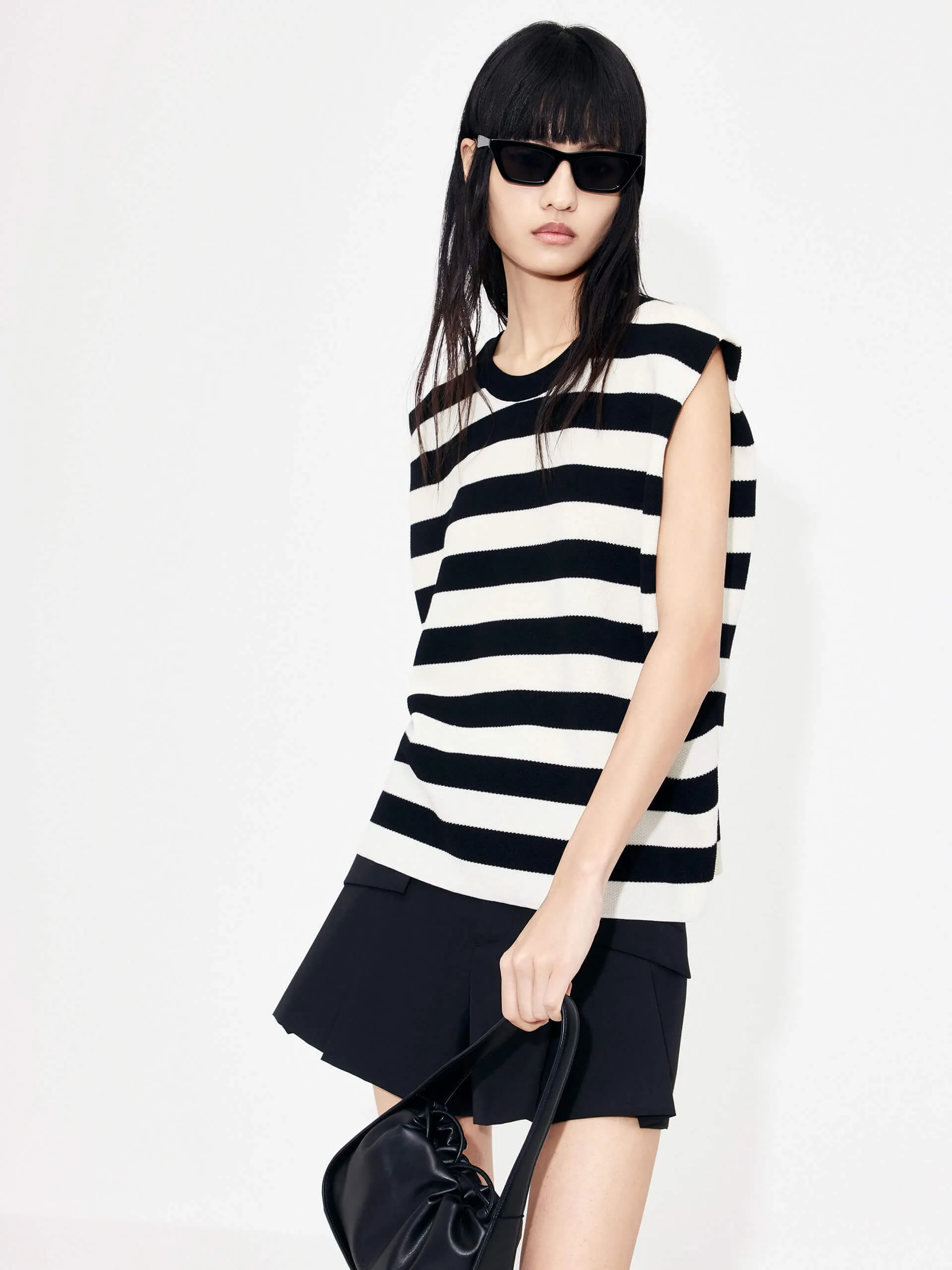 Cotton Blend Stripe Top