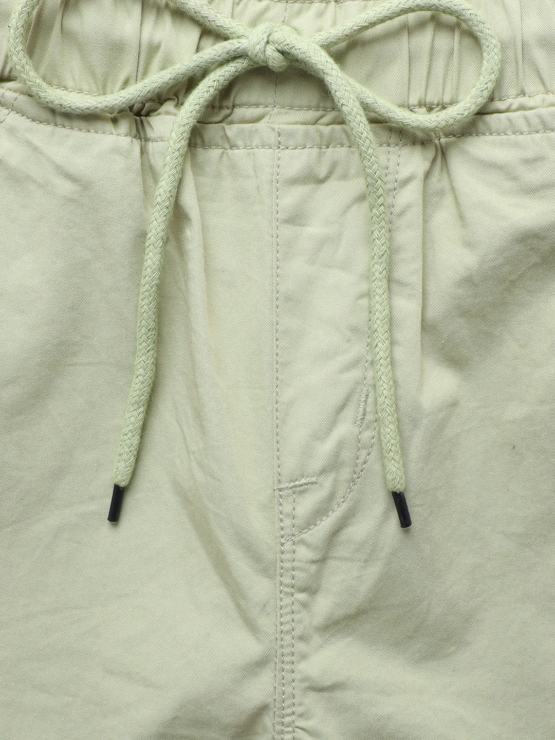 Cotton Sage Green Cargo for Girls & Boys