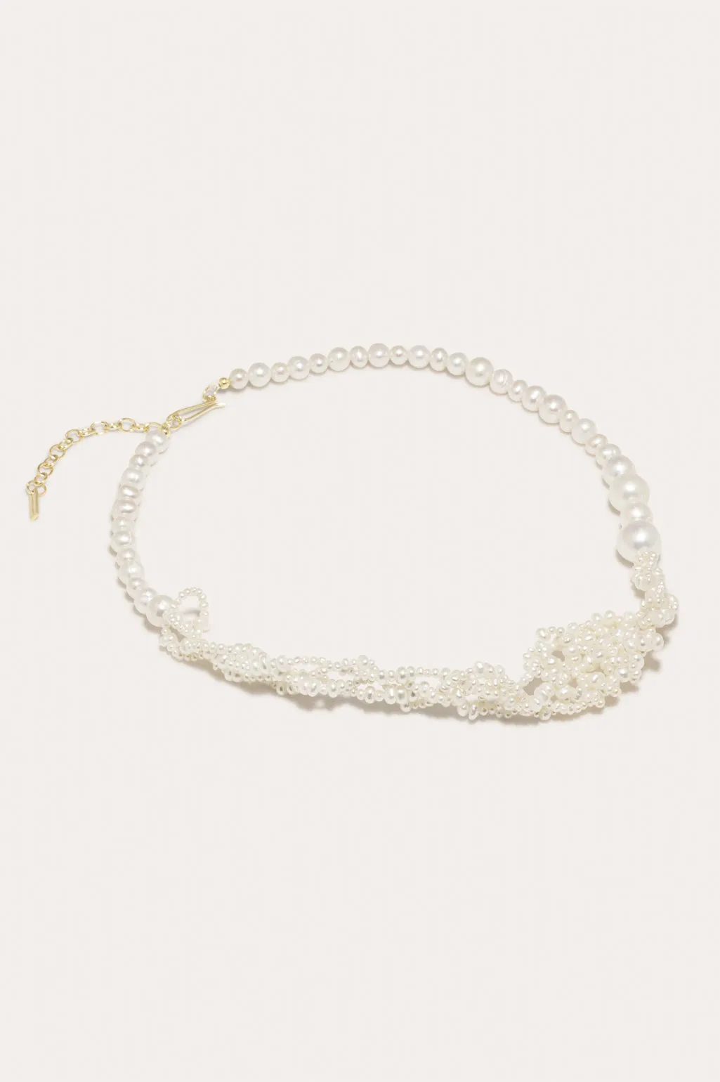Cove - Pearl and Recycled Gold Vermeil Necklace
