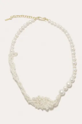 Cove - Pearl and Recycled Gold Vermeil Necklace
