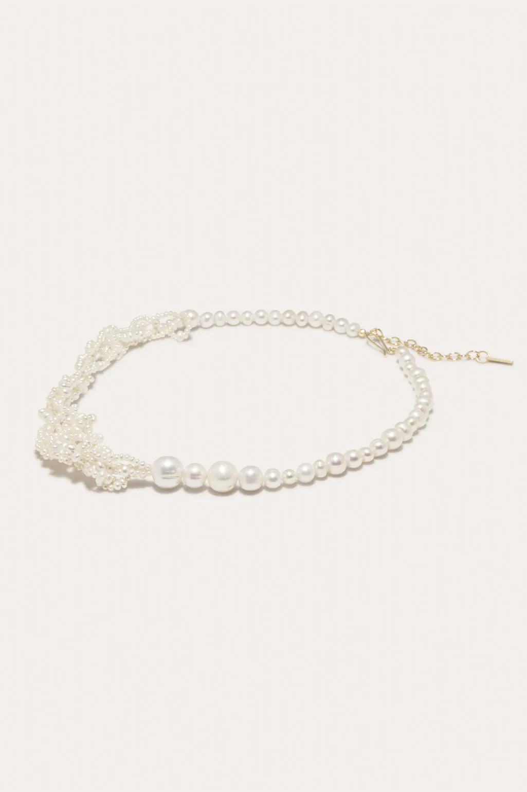 Cove - Pearl and Recycled Gold Vermeil Necklace