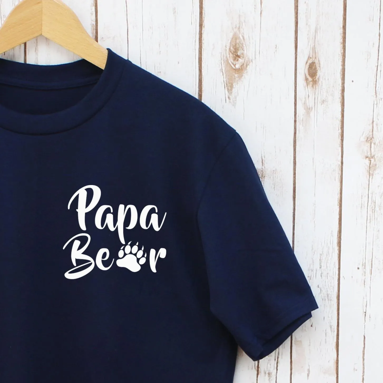 Daddy Bear and Baby Bear Matching T Shirt Set