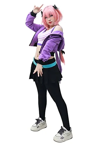 DAZCOS Womens Astolfo Memories of Trifas Cosplay Costume (X-Small)