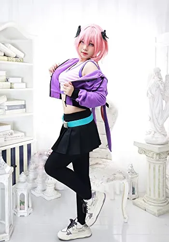 DAZCOS Womens Astolfo Memories of Trifas Cosplay Costume (X-Small)