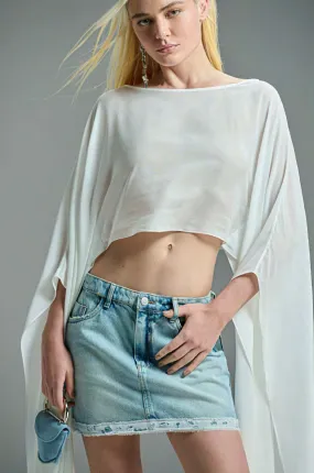 Denim Mini Skirt