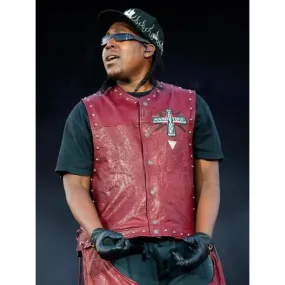 Don Toliver Coachella Red Vest
