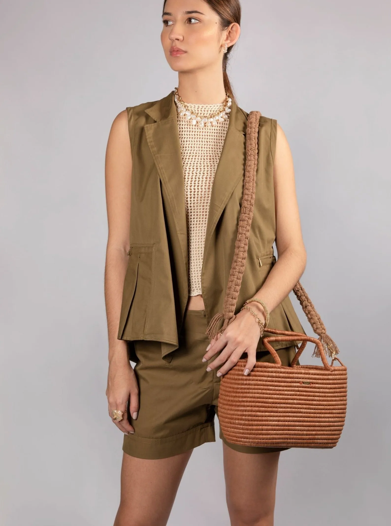 Edith Vest - Olive