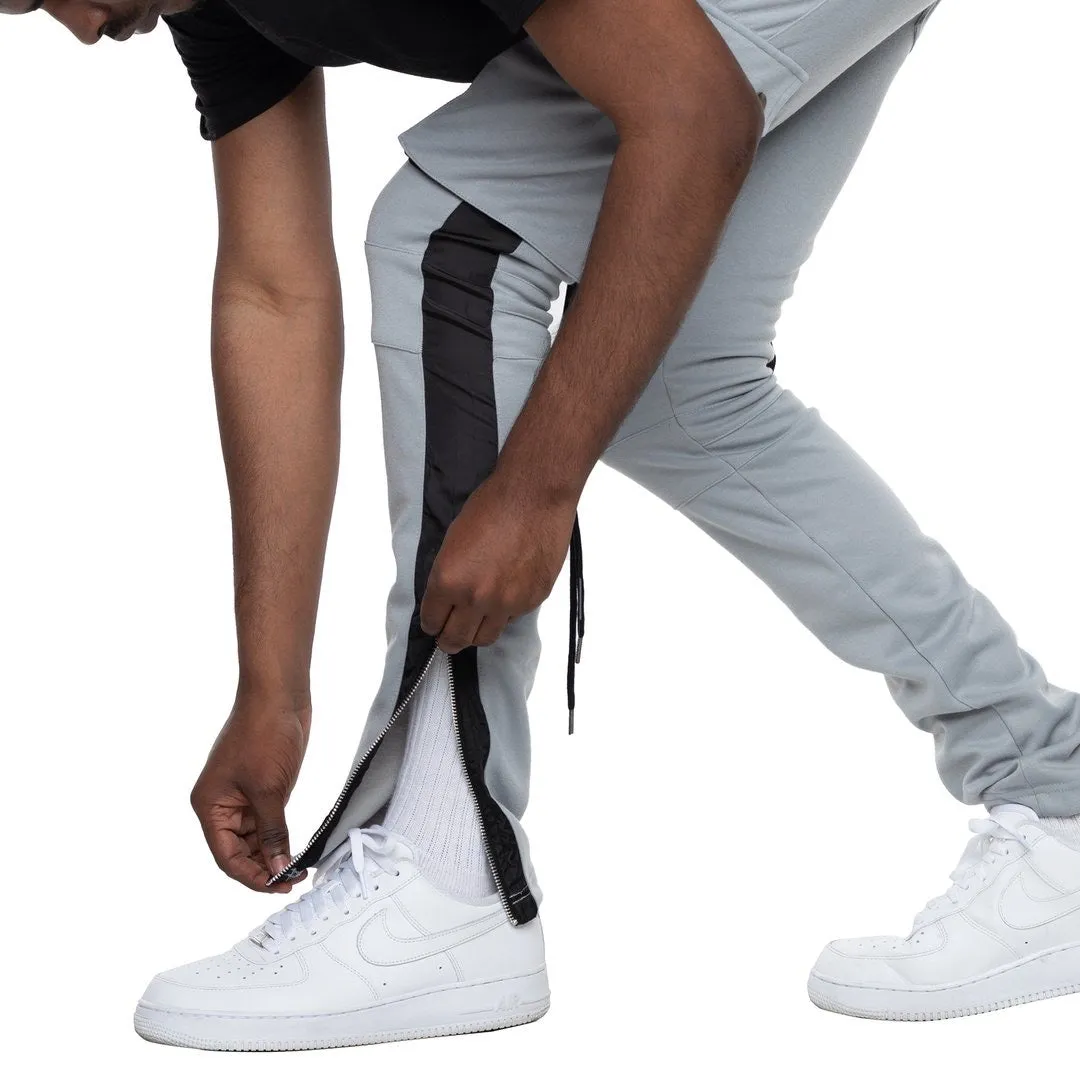 Eptm (Gray/Black cargo track pants)