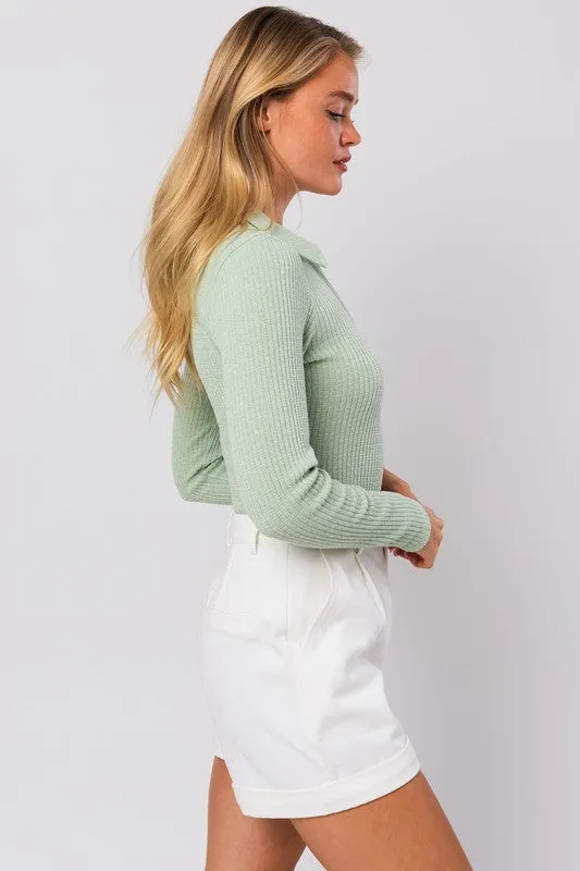 Everyday Essential Collared Bodysuit
