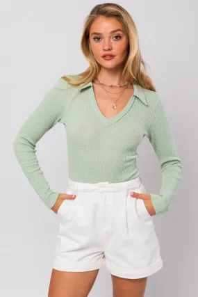 Everyday Essential Collared Bodysuit