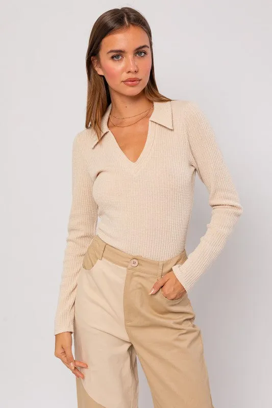 Everyday Essential Collared Bodysuit